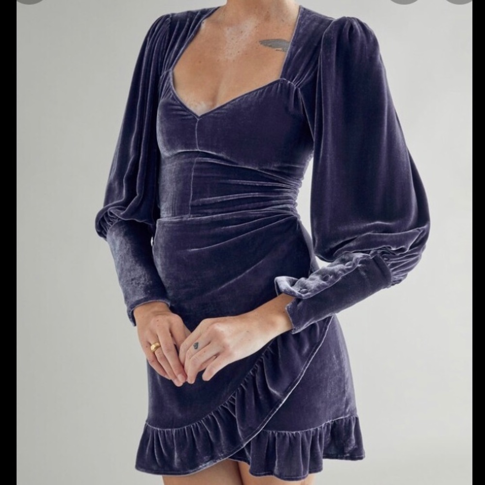 Reformation Fortune Dress in Danube